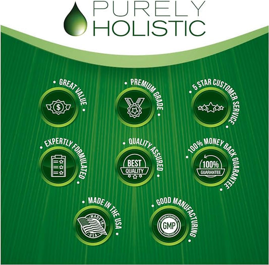 Purely Holistic CoQ10 100mg 240 SoftGels 8 Month Q10 Supplement 10 -