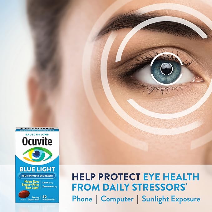 Ocuvite Bausch + Lomb Lutein 25mg 30 Softgels 2)