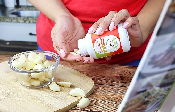 Eclectic Institute Raw Freeze-Dried Non-GMO Garlic Capsules 120 CT