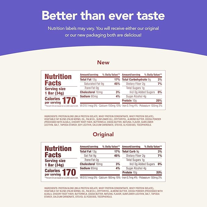 think! Delight, Keto Protein Bars, Healthy Low Carb, Gluten Free Snack - Chocolate Mousse Pie, 10 Count (Packaging May Vary) (Pack of 2)