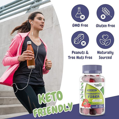 Mixed Berry Flavored Prebiotic Fiber Gummies