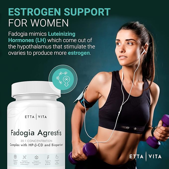 (2-Pack) Organic Fadogia Agrestis 600mg (2X More 3X More 120ct