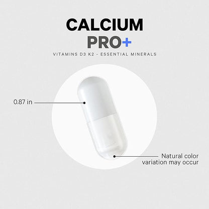 Codeage Calcium 500mg Supplement + Magnesium D3 Vitamin K2 - 2-Month Supply- 120 Capsules
