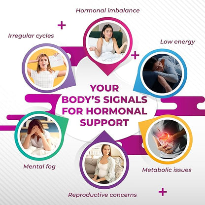 High Potency Myo-Inositol & D-Chiro Inositol with Chasteberry, Cinnamon, Bitter Melon & Gymnema – Supports Optimal Hormone Balance, Healthy Metabolism* – Made in The USA