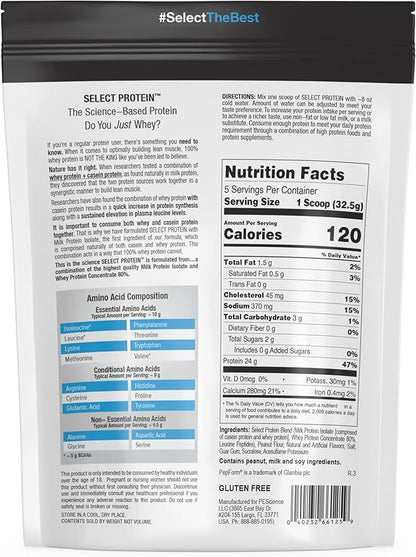 PEScience Select Low Carb Protein Powder, 5 Serving,
