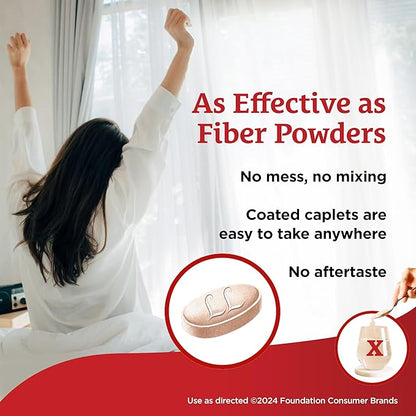 Fibercon (Caplets) Fiber Therapy for Regularity with Calcium Polycarbophil, 140 Count