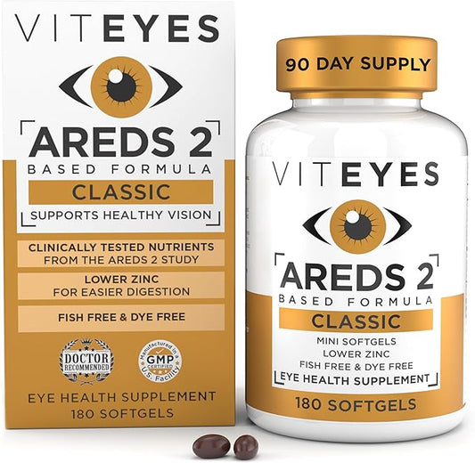 Viteyes AREDS 2 Classic Macular Health 180 Softgels