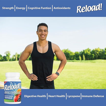 for Men, All Natural, Multivitamin, Multimineral, 24 Fruits 1 Month