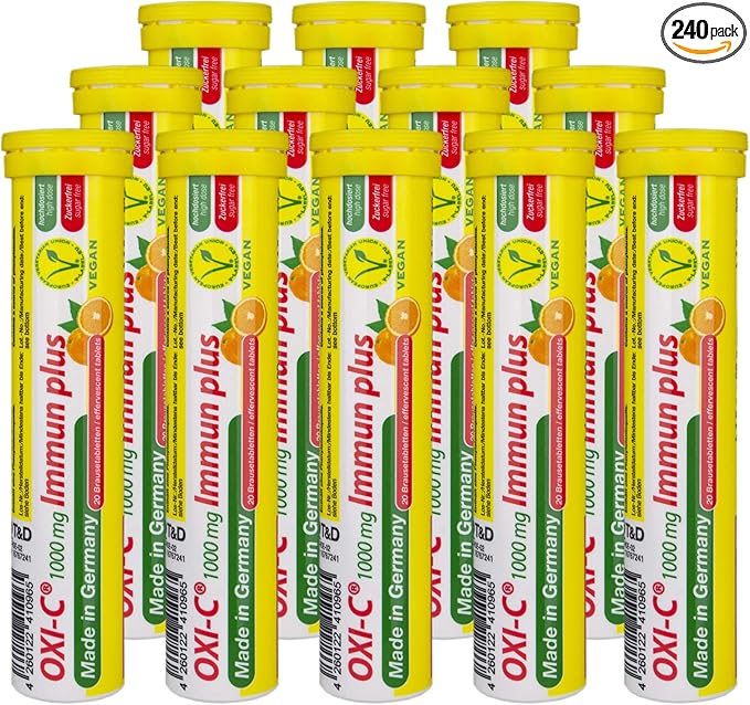 T&D Oxi C 1000 mg Vitamin C 240 Vegan