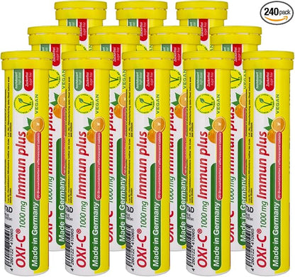 T&D Oxi C 1000 mg Vitamin C 240 Vegan