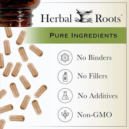 Herbal Roots Ashwagandha Capsules 1,000mg per 60 Vegan