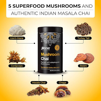 Inner Elevate Mushroom Chai (30 Servings)