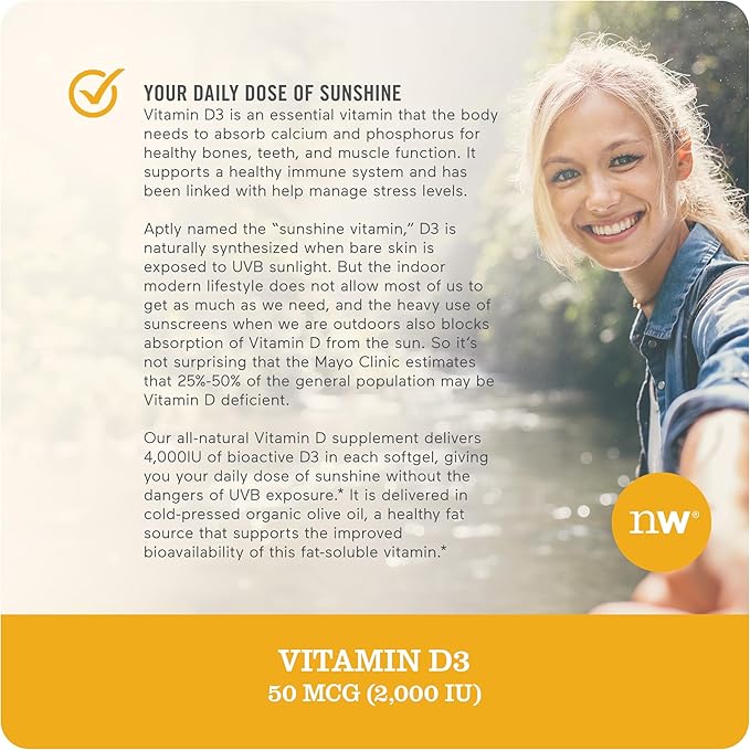 NatureWise Vitamin D3 2000iu 360 Count B12 1000mcg 1000mcg 60 60 Softgels