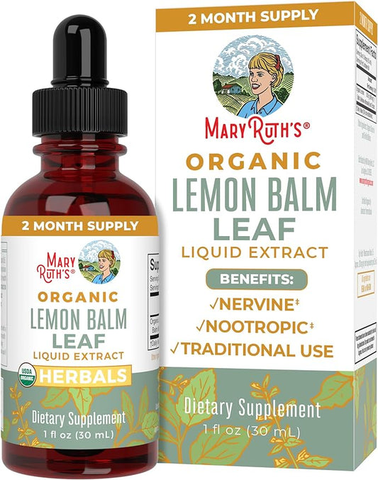 MaryRuth Organics Lemon Balm Leaf 1 Fl