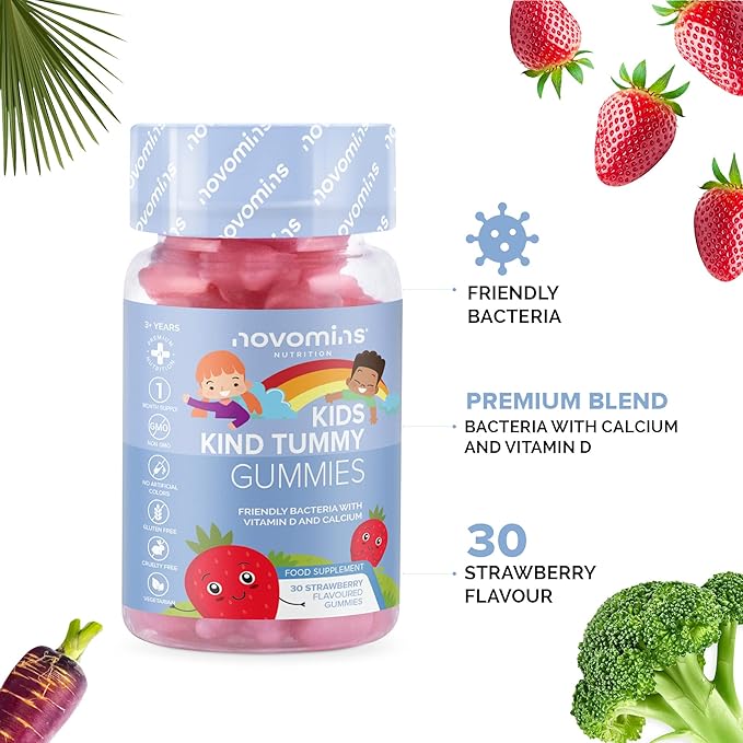 Novomins Kids Probiotic Gummies – Probiotics 30 Chewable
