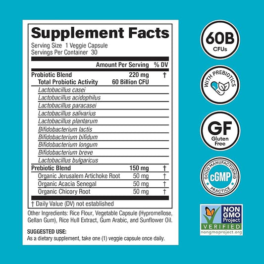 Physician's Choice Probiotics 60 Billion CFU 10 Strains 30ct