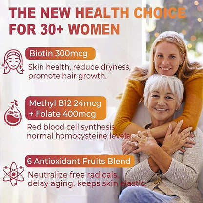 Multivitamins for Women 30+ & Men D3, B 60cts