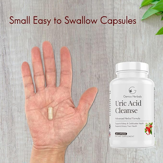 Uric Acid Cleanse – Supports Kidney, 60 Capsules
