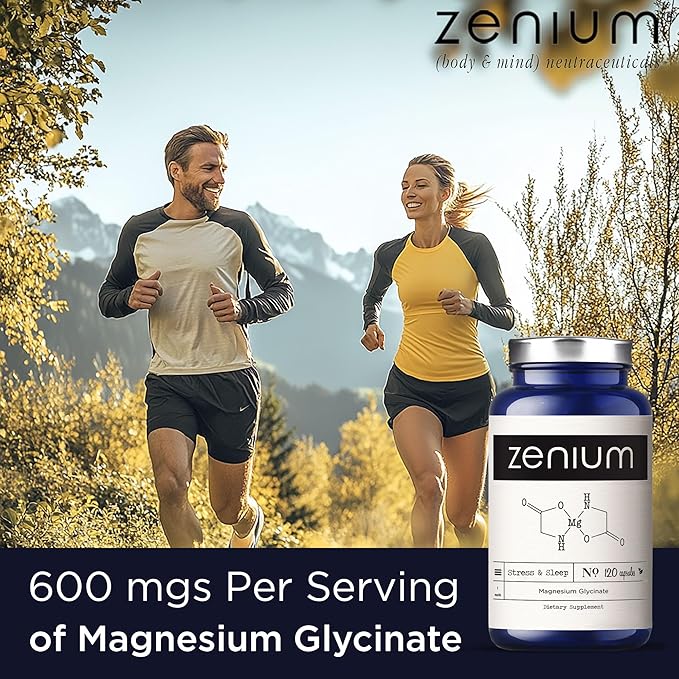 Zenium - Magnesium Glycinate 600 mg 120 Capsules