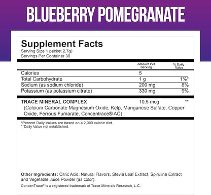 Dr. Price Electrolytes Powder Packets - Electrolytes No Sugar - Hydration Packets - Electrolyte Mix - Keto Electrolytes - (30 Packets) Fasting Electrolytes - Water Enhancer - Blueberry-Pomegranate