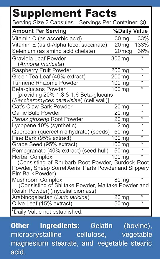 Immune Support Formula 25 Immune 60 Capsules