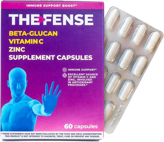 THE-FENSE - Beta Glucan, Vitamin C 60 Capsules.
