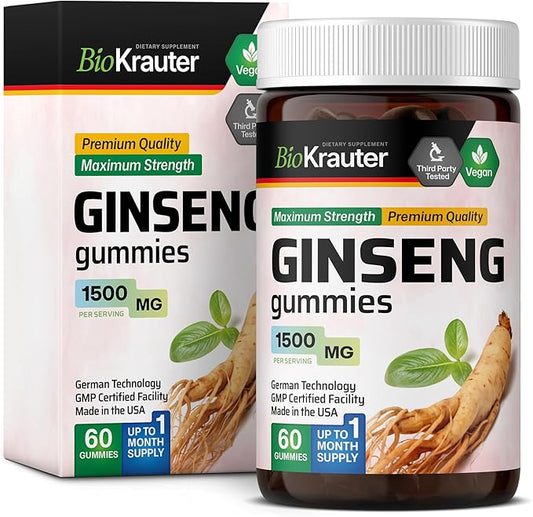 Panax Ginseng Gummies 1500 mg