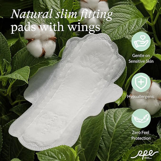 100% Organic Pads for Women, Ultra 3, 54 54 Count)