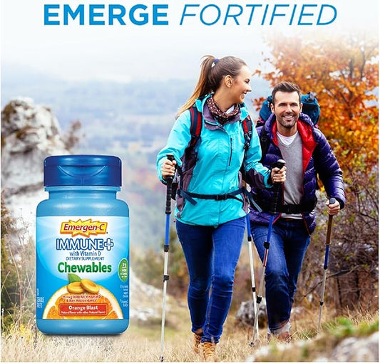 Emergen-C Immune+ Chewables 1000mg Vitamin C 14 Count