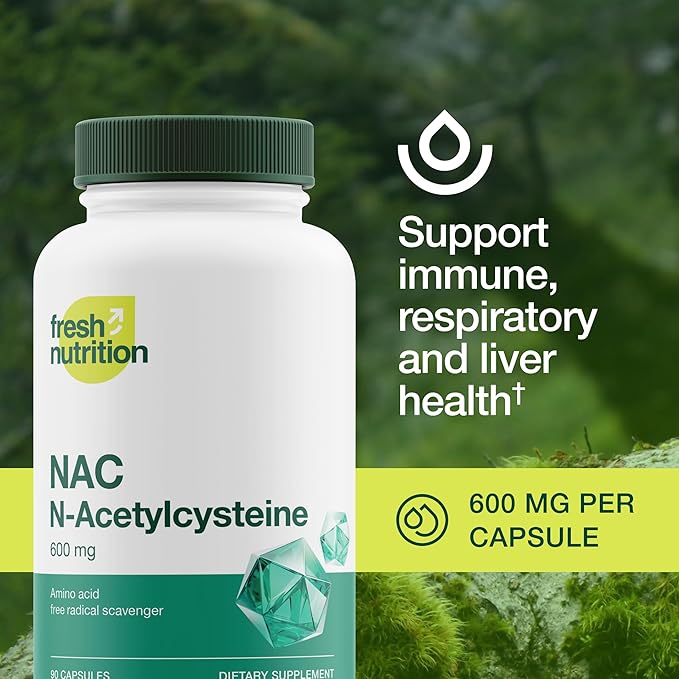 NAC Supplement - N Acetyl Cysteine 1800mg - 90 Capsules