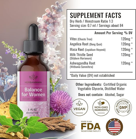 HERBAMAMA Balance for Women Liquid Extract 2 Fl.
