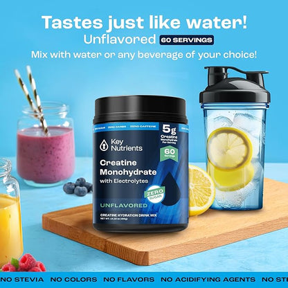 KEY NUTRIENTS Creatine Monohydrate, Creatine Monohydrate Powder, Creatine Powder, Unflavored Monohydrate Creatine, Micronized Creatine Monohydrate Micronized Creatine Sodium Powder Supplement