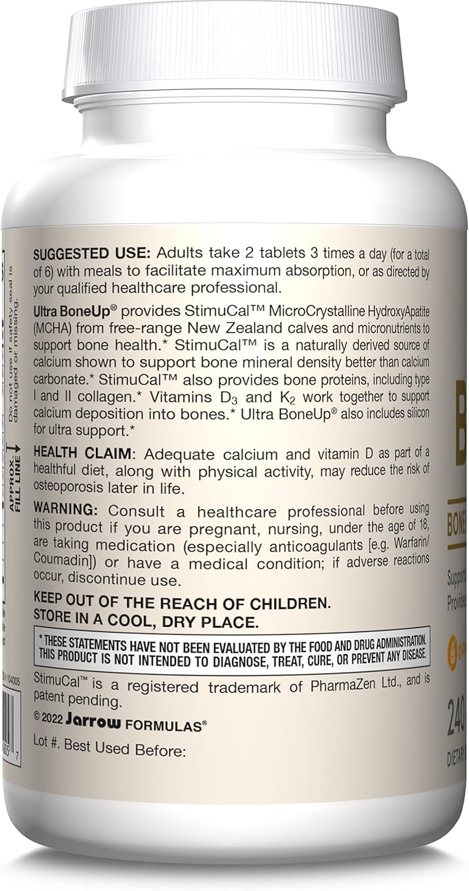 Jarrow Formulas Ultra BoneUp, Includes MK-7 240 Bone