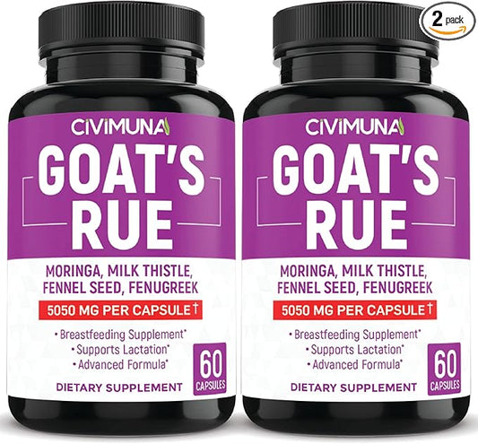 (2 Packs) Goat’s Rue Capsules 5050mg 4 Months