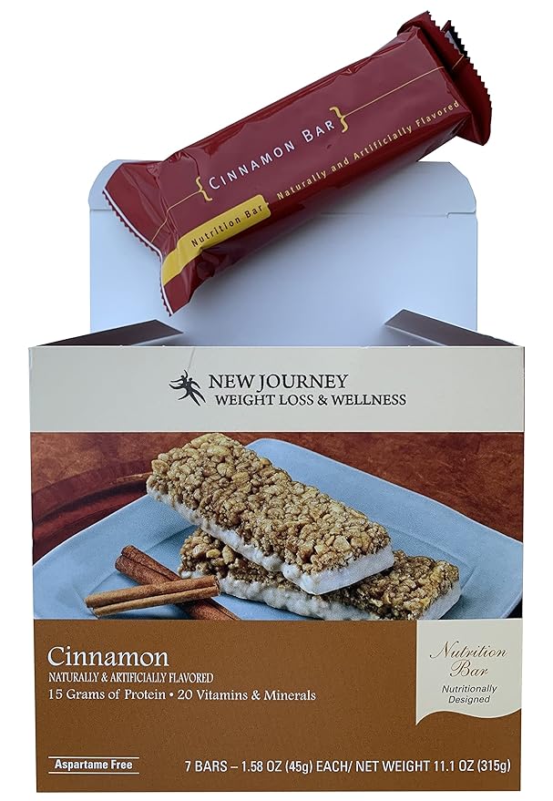 Cinnamon Bar - New Journey Weight (7 bars/box)