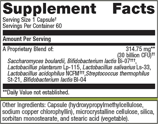 Metagenics UltraFlora Spectrum 60 Capsules