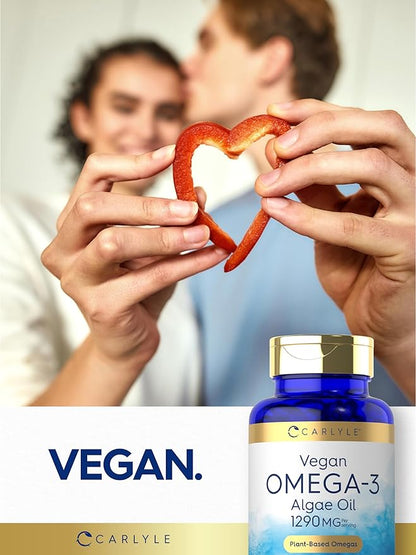 Carlyle Vegan Omega 3 Supplement 1290 mg 60 Softgels