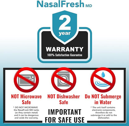 NASALFRESH MD - Dual Powered Nasal -60 Saline 2 Nose