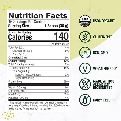 Purely Inspired Plant-Based Protein Powder (16 Servings) 20g of