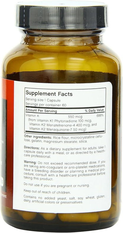 Futurebiotics Capsules, Vitamin K Triple Play, 60 Count 4)