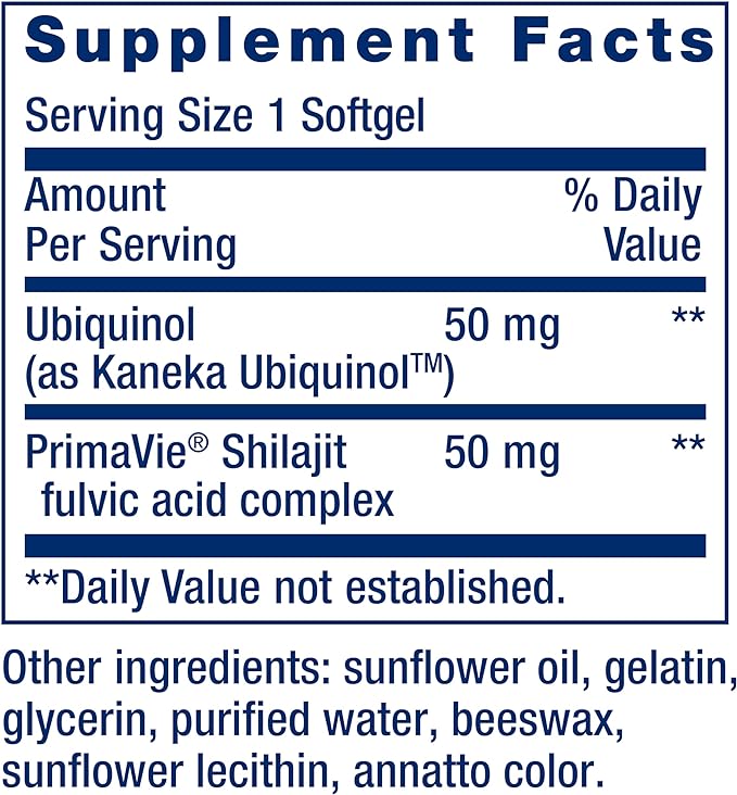 Life Extension Super Ubiquinol CoQ10 50 mg, 30 softgels