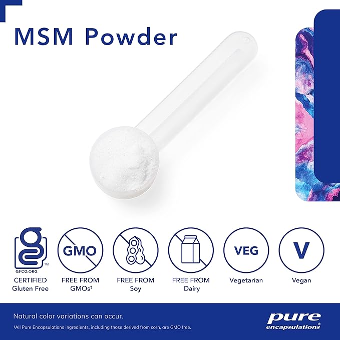 Pure Encapsulations MSM Powder 8 Ounces