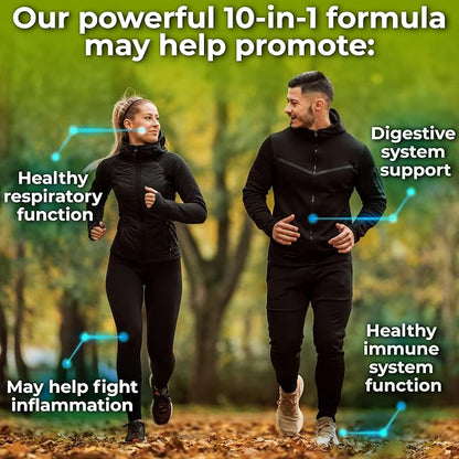 Echinacea Goldenseal Capsules 10 in 1 Immune 1455mg - 2 Month