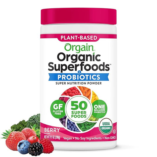 Orgain Organic Greens Powder + 50 1 Billion 0.62lb