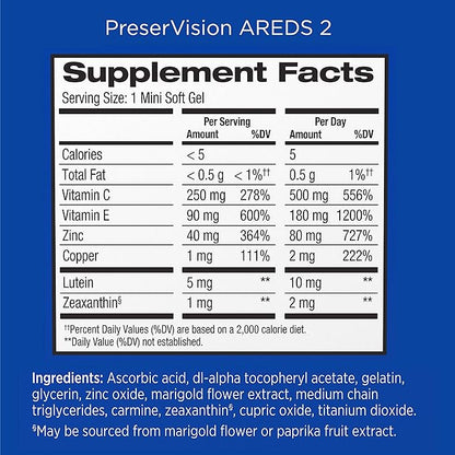 PreserVision AREDS 2 Eye Vitamin & 60 Chewable