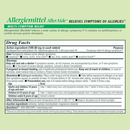 Nature's Way Boericke & Tafel Allergiemittel 40 Tablets