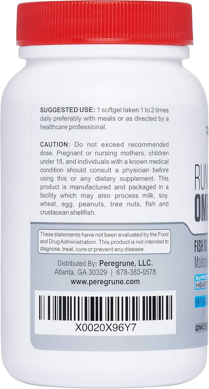 Runner Omega 3 Fish Oil – 1000 mg, 1 Month
