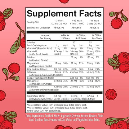 Nighttime Liquid Multimineral Sleep Supplement 4 Flavors 32 Servings