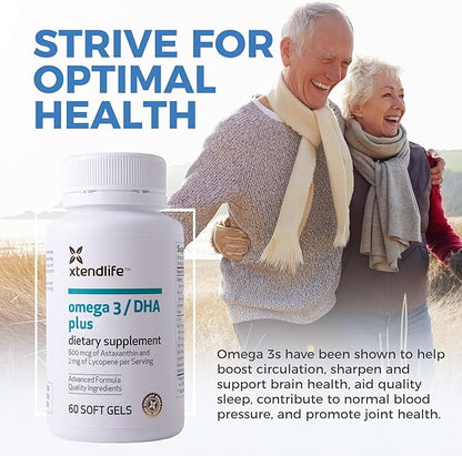Xtendlife, Omega 3 DHA Plus, Full 700mg of 60 Soft