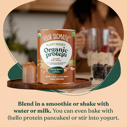 Four Sigmatic Organic Plant-Based Protein Powder 21.16 oz